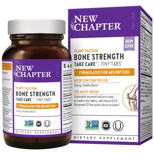 New Chapter Bone Strength Take Care Tiny Tabs 240 Tablets