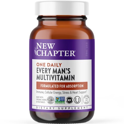 New Chapter Every Man's One Daily Multivitamin -- 72 Vegetarian Tablets