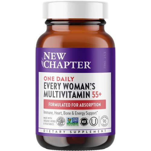 New Chapter Every Woman's One Daily Multivitamin 55+ -- 96 Vegetarian Tablets