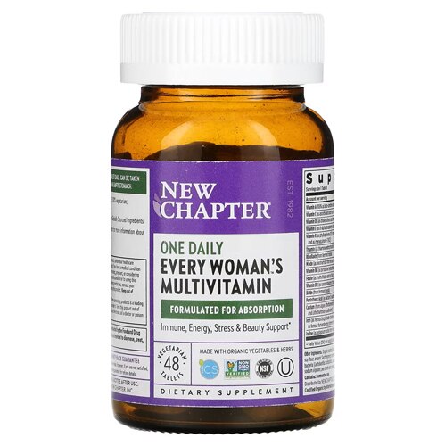 New Chapter Every Woman's One Daily Multivitamin -- 48 Vegetarian Tablets