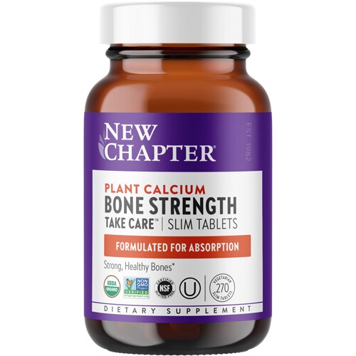 New Chapter Plant Calcium Bone Strength Take Care -- 270 Vegetarian Slim Tablets