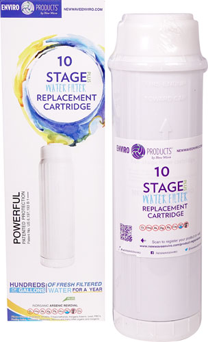 New Wave Enviro 10 Stage Plus Countertop Water Filter Replacement Cartridge -- 1 Cartridge