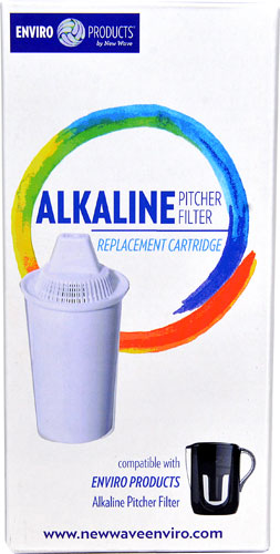 New Wave Enviro Alkaline Pitcher Filter Replacement Cartridge 1 Cartridge Vitacost