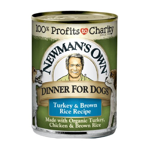 Newman's own canned dog hot sale food