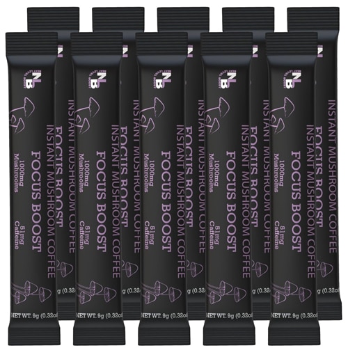 Next Level Boost Focus Boost Mushroom Coffee Stick Packs