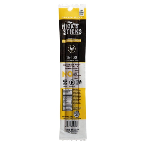 Nick's Sticks Free Range Chicken Snack Sticks Original