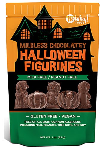 No Whey Foods Halloween Figurines Vegan Chocolate Candy -- 3 oz