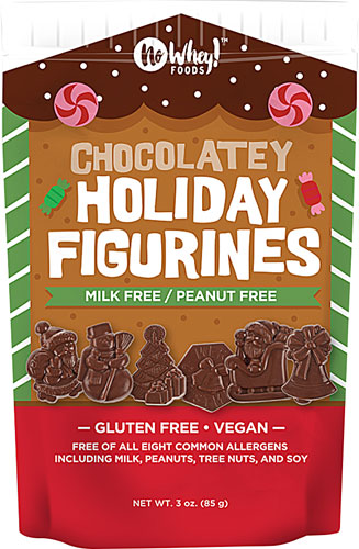 No Whey Foods Holiday Figures Vegan Chocolatey -- 3 oz