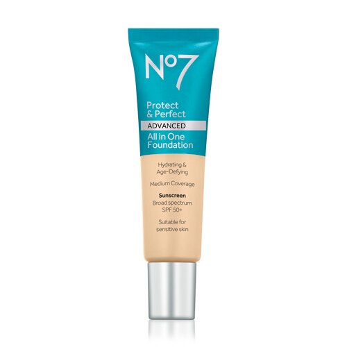No7 Protect & Perfect Advanced All in One Foundation SPF 50+ Honey