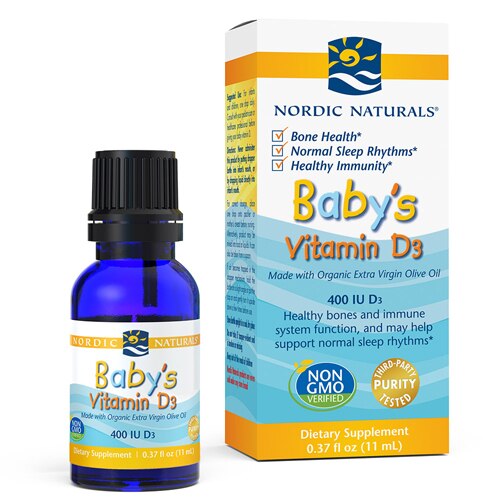 Nordic Naturals Baby's Vitamin D3 -- 0.37 fl oz
