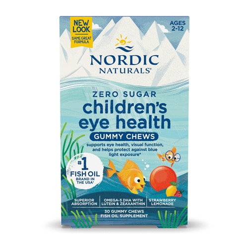Nordic Naturals Children's Eye Health Strawberry Lemonade -- 30 Gummy Chews