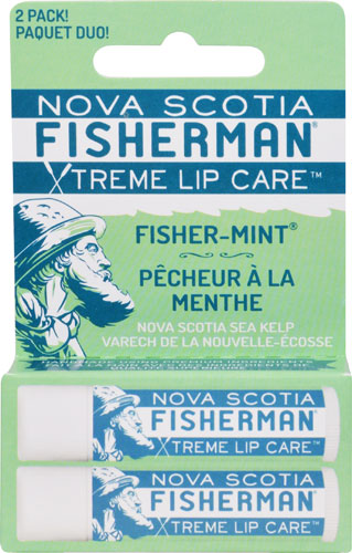 Nova Scotia Fisherman Lip Balm Fisher-Mint® 2 Pack -- 0.36 oz