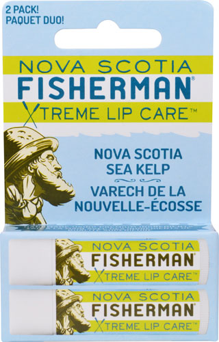 Nova Scotia Fisherman Lip Balm Sea Kelp 2 Pack -- 0.36 oz