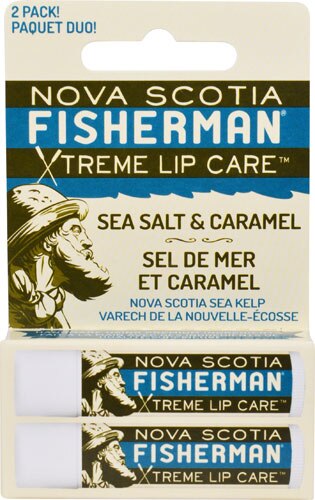Nova Scotia Fisherman Lip Balm Sea Salt &amp; Caramel 2 Pack -- 0.36 oz
