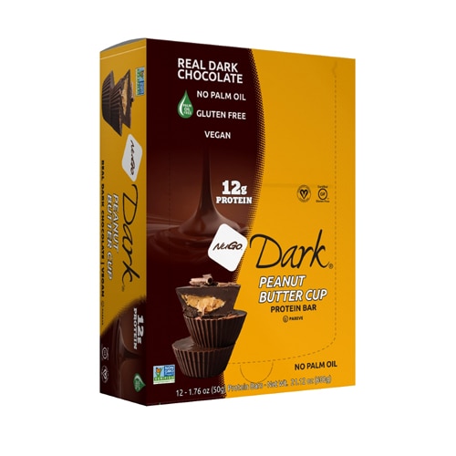 NuGo Nutrition NuGo Dark Bars Gluten Free Peanut Butter Cup