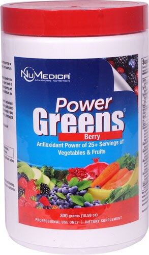 NuMedica Power Greens Berry -- 10.58 oz