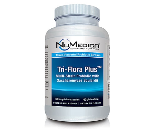 NuMedica Tri-Flora Plus -- 60 Vegetable Capsules