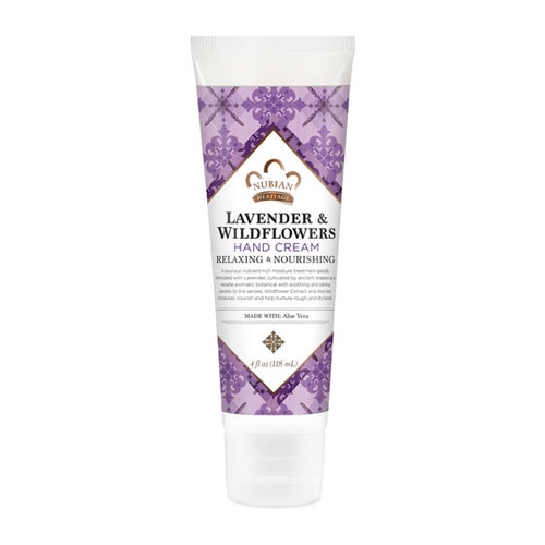 Nubian Heritage Cruelty-Free Lavender & Wildflowers Hand Cream Lotion with Shea Butter for Dry Skin -- 4 fl oz