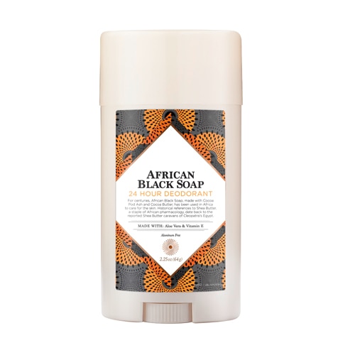 Nubian Heritage Natural Deodorant 24 hour Aluminum Free African Black Soap