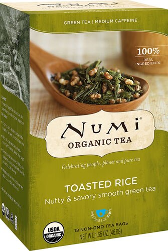 Numi Toasted Rice Green Tea Gen Mai Cha -- 18 Tea Bags