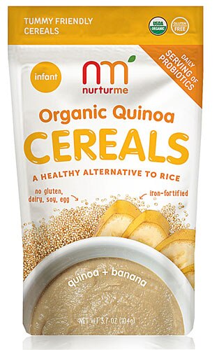 Nurturme Organic Baby Cereal Quinoa Banana -- 3.7 oz