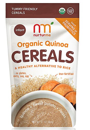 Nurturme Organic Baby Cereal Quinoa Sweet Potato Raisin -- 3.7 oz