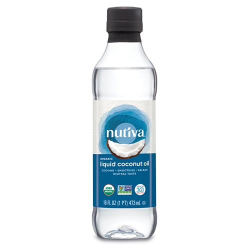Nutiva Organic Liquid Coconut Oil -- 16 fl oz