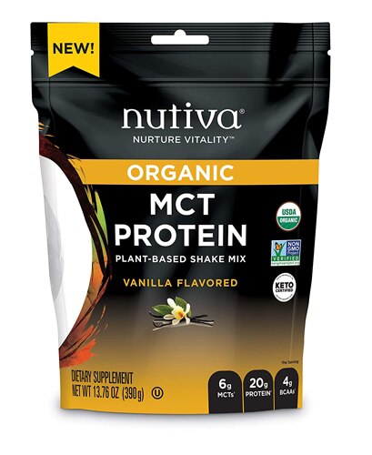 Nutiva Organic MCT Plant Based Protein Vanilla