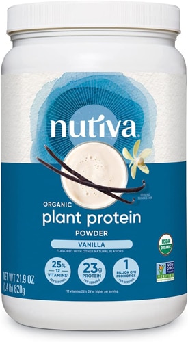 Nutiva Organic Plant Protein Powder Vanilla