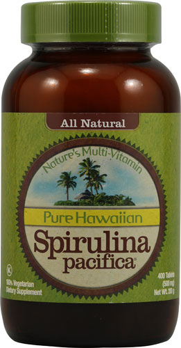 Nutrex Hawaii Pure Hawaiian Spirulina Pacifica -- 500 mg - 400 Tablets