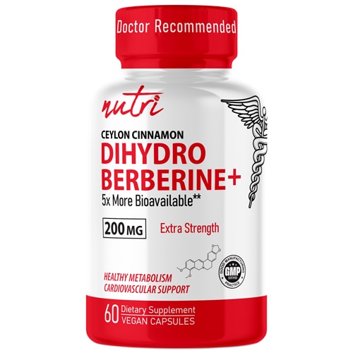 Nutri Dihydroberberine With Cinnamon Ceylon - Healthy Metabolism GLP-1 Support