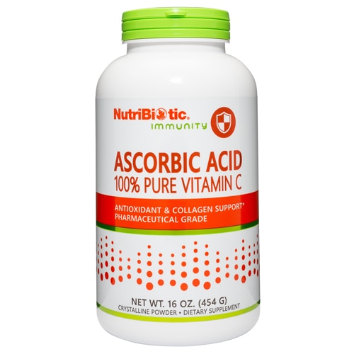 NutriBiotic Immunity Ascorbic Acid 100% Pure Vitamin C Powder ...