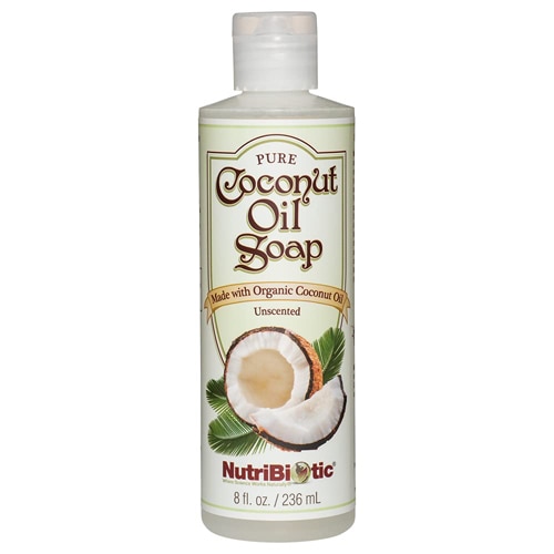 NutriBiotic Pure Coconut Oil Soap Unscented