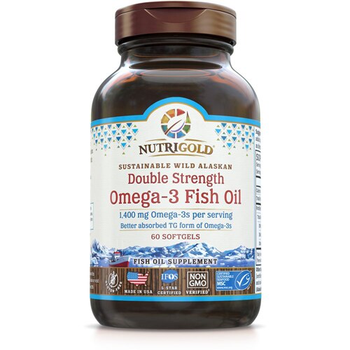 NutriGold Double Strength Fish Oil Omega-3 Gold®