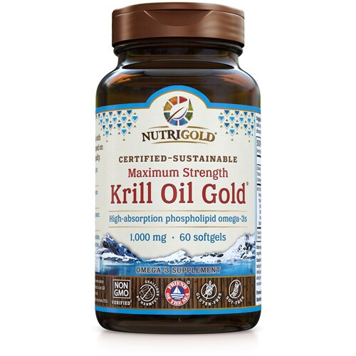 NutriGold Maximum Strength Krill Oil Gold®