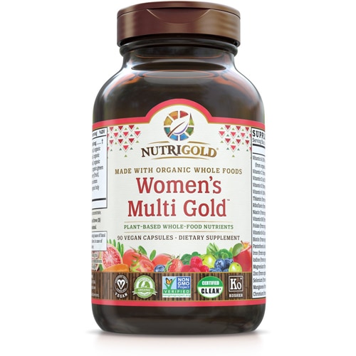 NutriGold Whole-Food Women's Multi Gold™ -- 90 Veggie Capsules