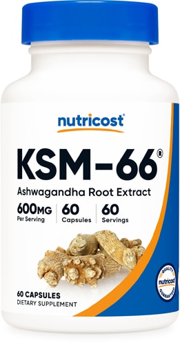 Nutricost KSM-66 Ashwagandha Root Extract -- 600 mg - 60