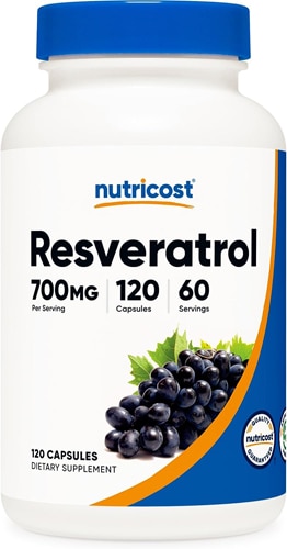 Nutricost Resveratrol -- 700 mg - 120 Capsules - Vitacost