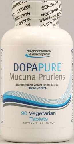 Nutritional Concepts DopaPURE™ Mucuna Pruriens -- 90 Vegetarian Tablets