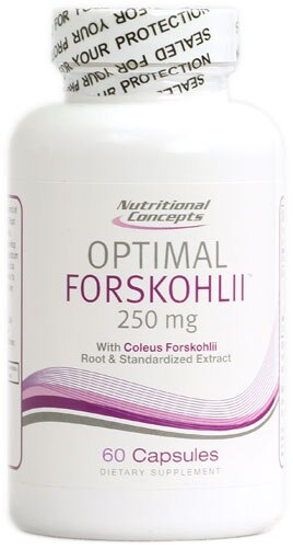 Nutritional Concepts Optimal Forskohlii™ -- 250 mg - 60 Capsules