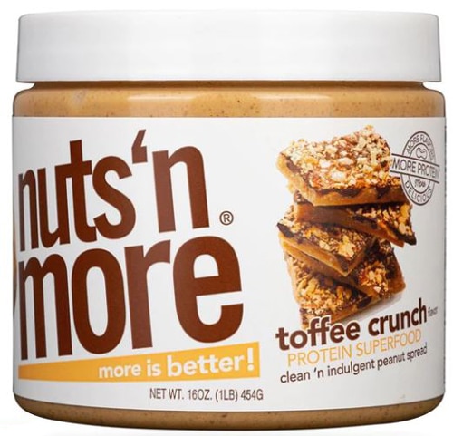 Nuts N More High Protein Superfood Peanut Spread Toffee Crunch