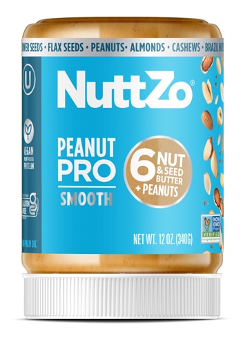 NuttZo Peanut Pro Seven Nut and Seed Butter Smooth