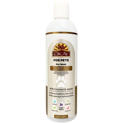 OKAY Pure Naturals Pet Wash Shampoo Coconut & Jojoba