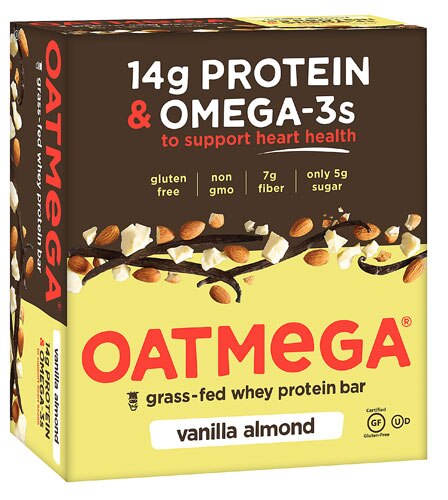 Oatmega Bar™ Vanilla Almond Crisp -- 12 Bars