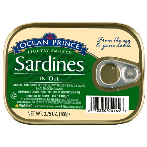 Chicken of the Sea Wild Caught Sardines in Water, 3.75 oz Can