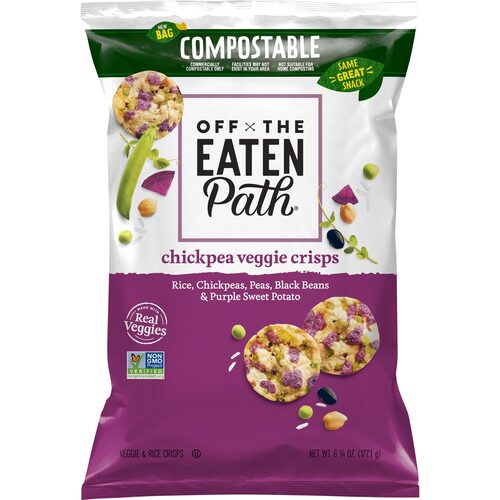 Off the Eaten Path Chickpea Veggie Crisps -- 6.25 oz