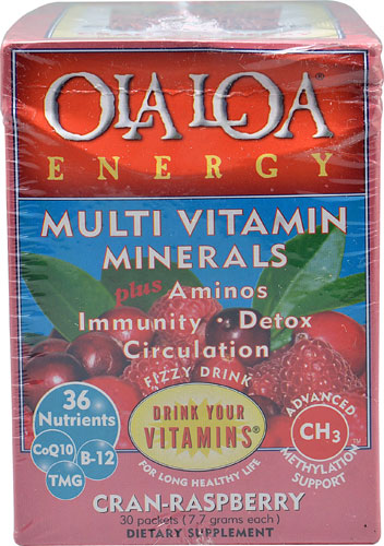 Ola Loa Energy Cran-Raspberry -- 30 Packets