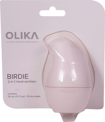 Olika Birdie 2-in-1 Hand Sanitizer with 10 Dry Wipes Eggshell -- 1.4 fl oz