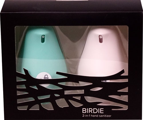 Olika Birdie 2-in-1 Hand Sanitizer with 10 Dry Wipes Robin's Egg plus Eggshell -- 1.4 fl oz