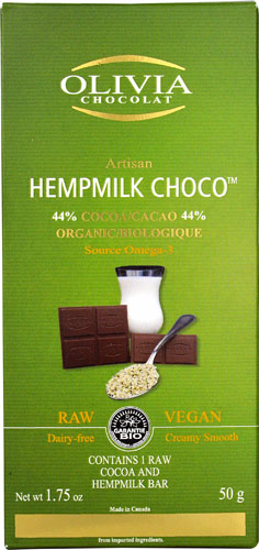 Olivia Chocolat Artisan Hempmilk Choco™ Bar Organic